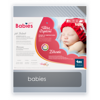 Antiallergisch COTTON-Babyset (Bettdecke und Kopfkissen)